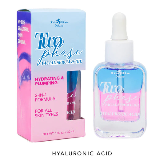 Italia Deluxe - Two Phase Facial Serum % Oil Hyaluronic Acid