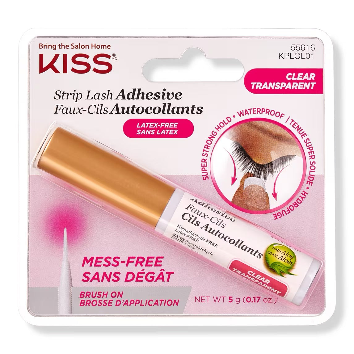 KISS - Pegamento de Pestañas Strip Lash Brush On Adhesive