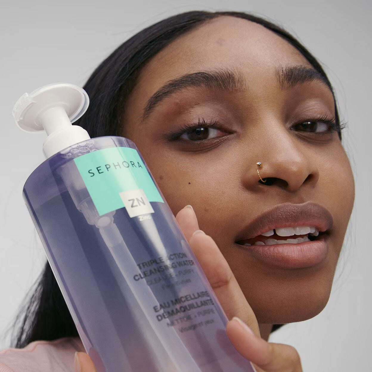 SEPHORA COLLECTION - Triple Action Cleansing Water - Cleanse + Purify