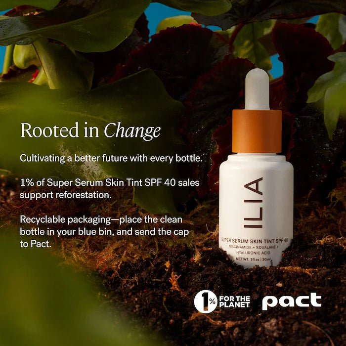 ILIA -Super Serum Skin Tint SPF 40 Skincare Foundation **BAJO-PEDIDO**