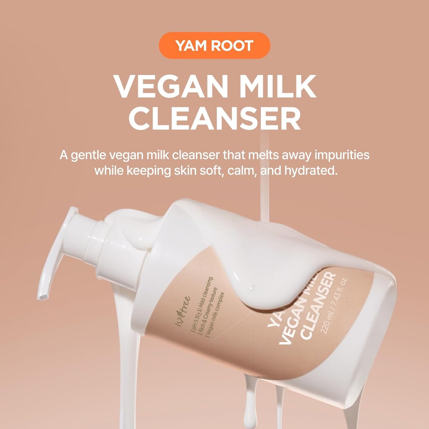 Isntree - Yam Root Vegan Milk Cleanser