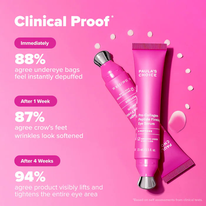 Paula's Choice  Pro-Collagen Peptide Firming Eye Gel Serum to Depuff &  **BAJO-PEDIDO**