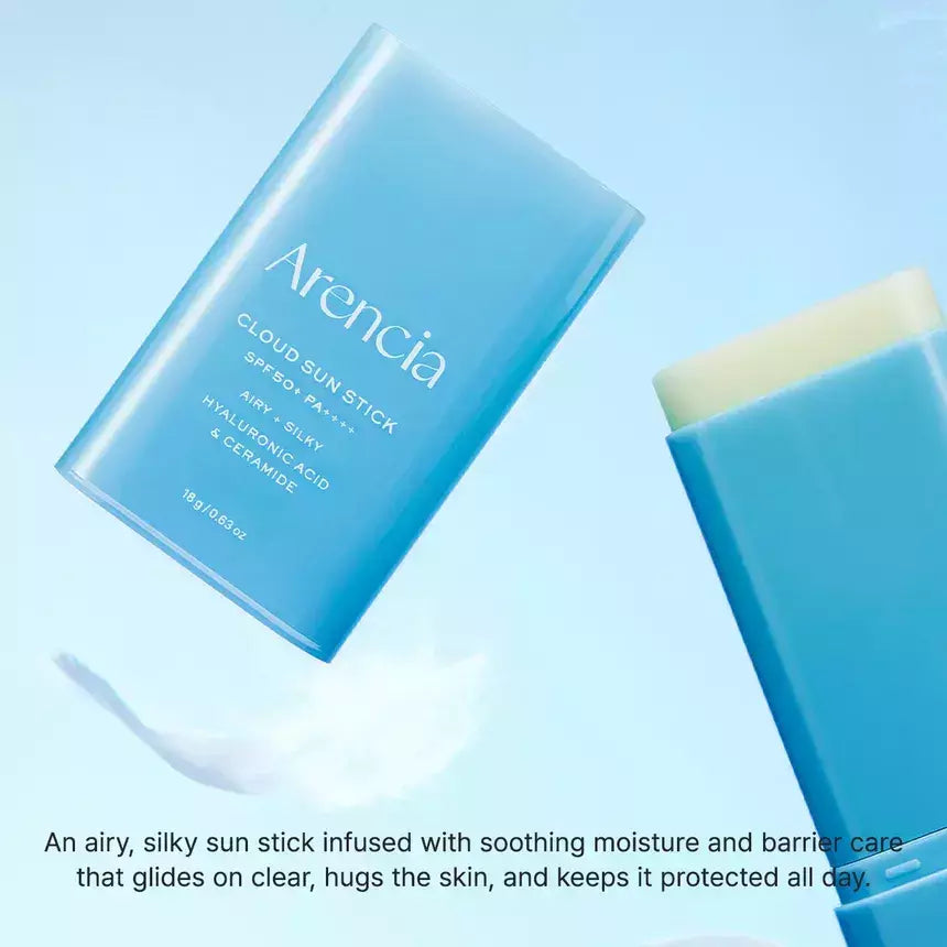 Arencia - Protector Solar en Barra Cloud Sun Stick SPF50+ PA++++