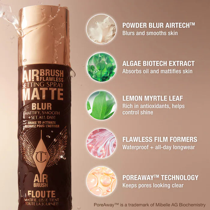Charlotte Tilbury - Airbrush Flawless Matte Blurring & Waterproof Setting Spray