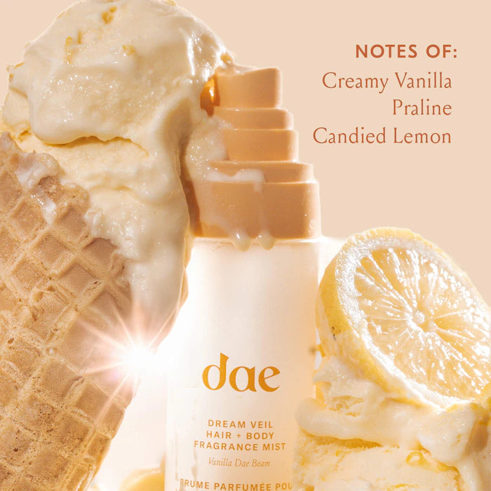 dae - Dream Veil Hair & Body Fragrance Mist Vanilla Dae Beam **BAJO-PEDIDO**