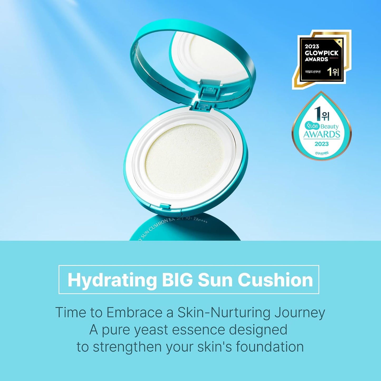 SCINIC - Enjoy All Round Airy Sun Cushion EX SPF50+ PA++++
