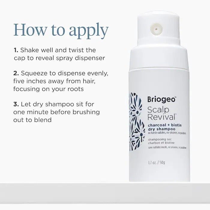 Briogeo - Scalp Revival Charcoal + Biotin Dry Shampoo **BAJO-PEDIDO**