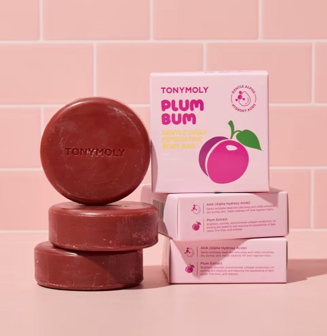 TONYMOLY - Plum Bum AHA Body Buffing Bar **BAJO-PEDIDO**