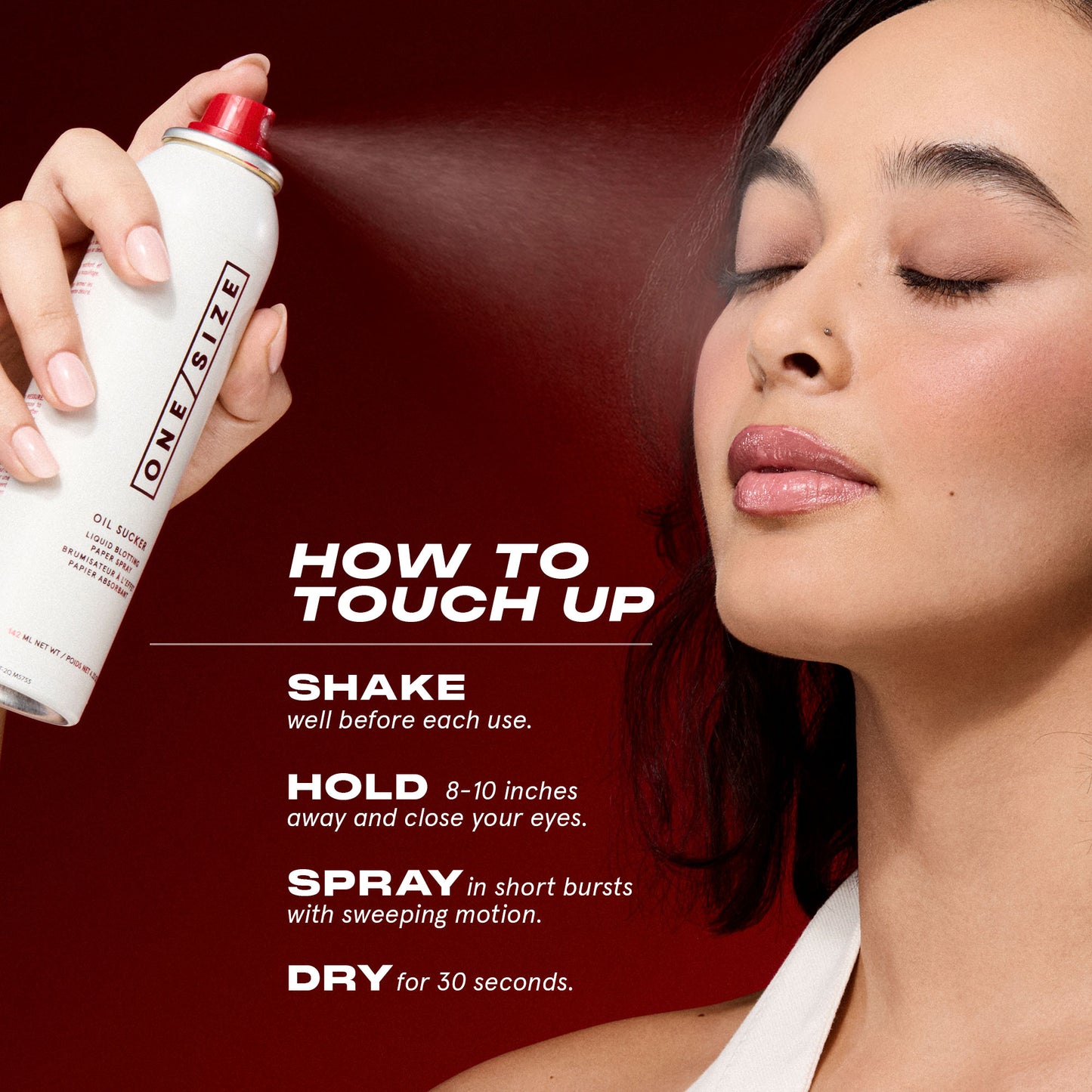 Ones size - Oil Sucker Liquid Blotting Paper Touch-Up Spray **BAJO PEDIDO**