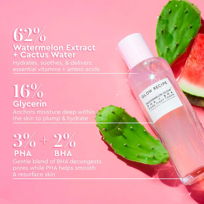Glow Recipe - Watermelon Glow PHA + BHA Pore-Tight Toner **BAJO-PEDIDO**