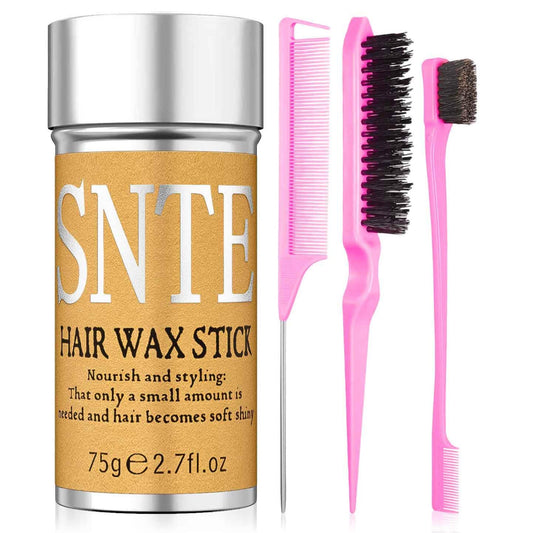 Samnyte - Hair Wax Stick & Slick Back Hair Brush