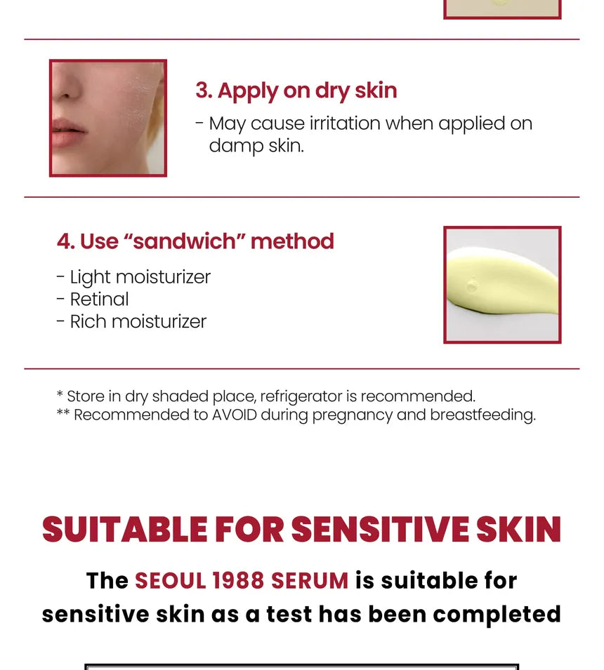 KSECRET - Sérum Facial SEOUL 1988 Serum: Retinal Liposome 2% + Black Ginseng