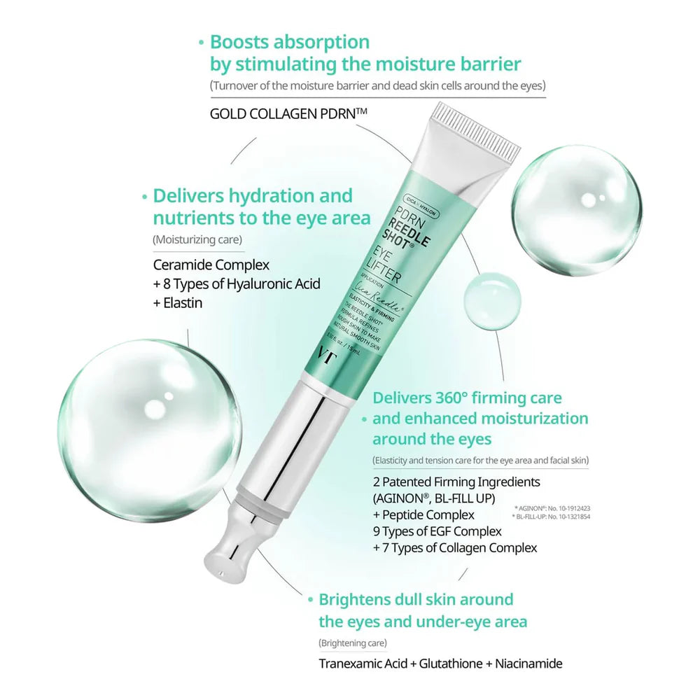 VT Cosmetics - PDRN Reedle Shot Eye Lifter