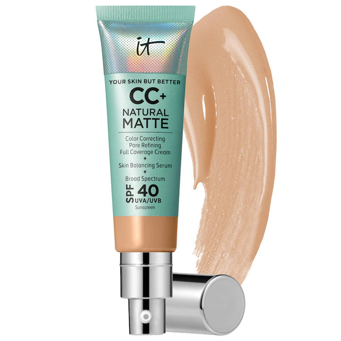 IT Cosmetics - CC+ Cream Natural Matte Foundation with SPF 40 *BAJO-PEDIDO**