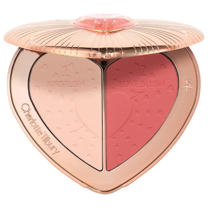 Charlotte Tilbury - Pillow Talk Beauty Soulmates Airbrush Flawless Finish Brightening and Blush Powder Palette **BAJO-PEDIDO**