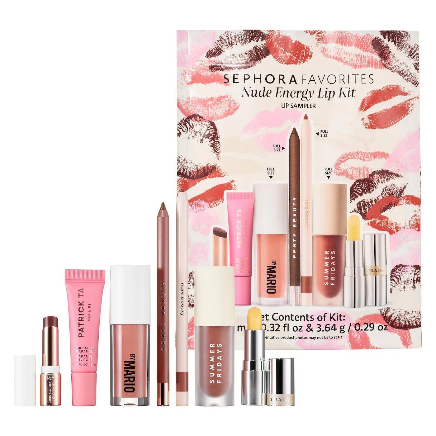 Sephora Favorites - Nude Energy Lip Kit Makeup Set **BAJO PEDIDO**
