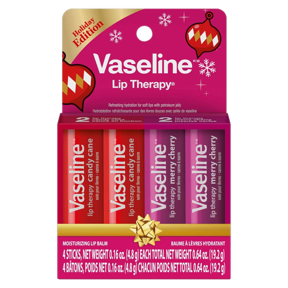 Vaseline - Set Holiday Limited Edition Lip Therapy Stick Flavors Collection