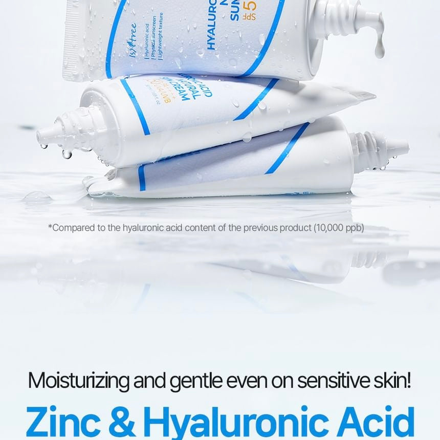 Isntree - Hyaluronic Acid Natural Sun Cream SPF 50+ PA ++++
