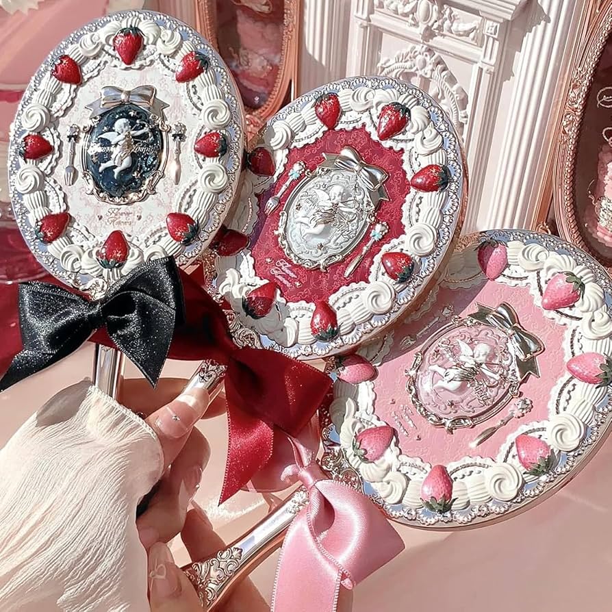 Flower Knows - Strawberry Cupid Hand Mirror