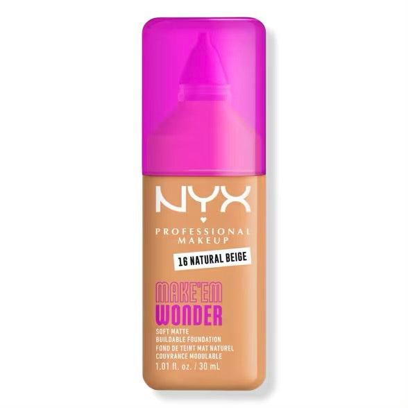 NYX Professional Makeup - Make 'EM Wonder, 24H Soft Matte Foundation **BAJO PEDIDO**