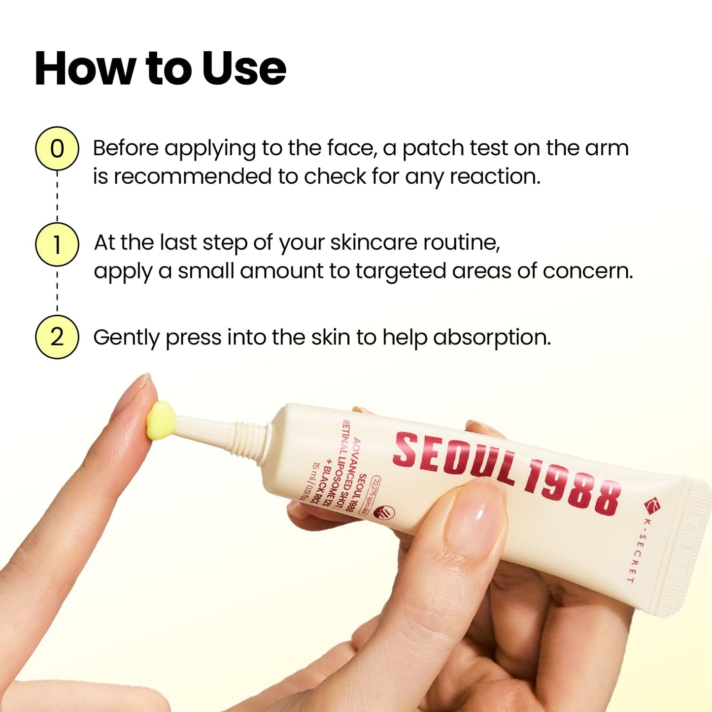 KSECRET - Seoul 1988 Advanced Shot: Retinal Liposome 12% + Black Rice