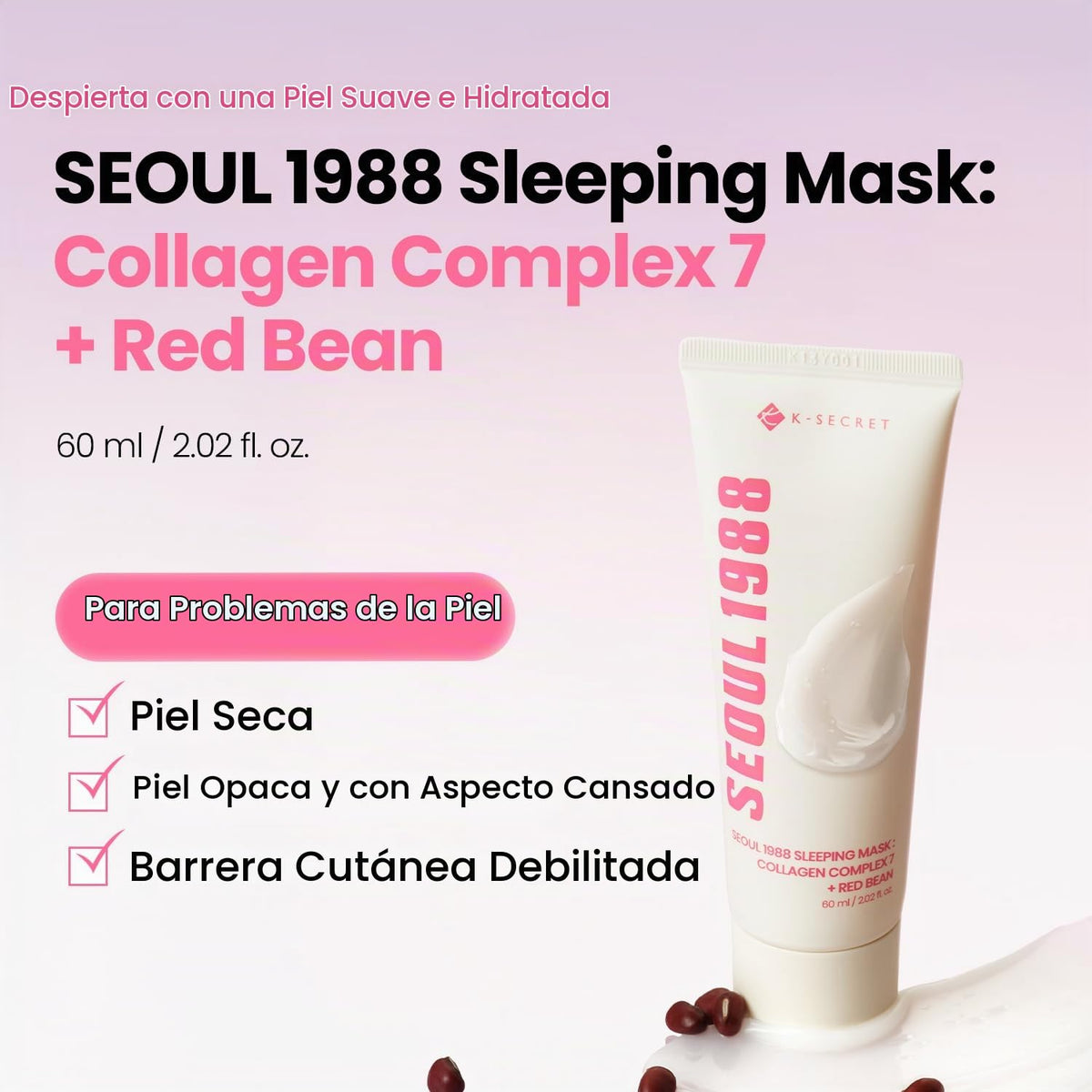 KSECRET - SEOUL 1988 Sleeping Mask : Collagen Complex 7 + Red Bean
