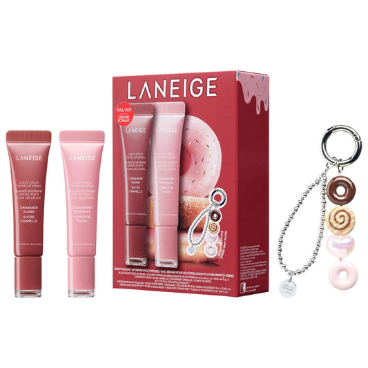 LANEIGE - Glaze Craze Donut Delight Hydrating Tinted Lip Serum Duo