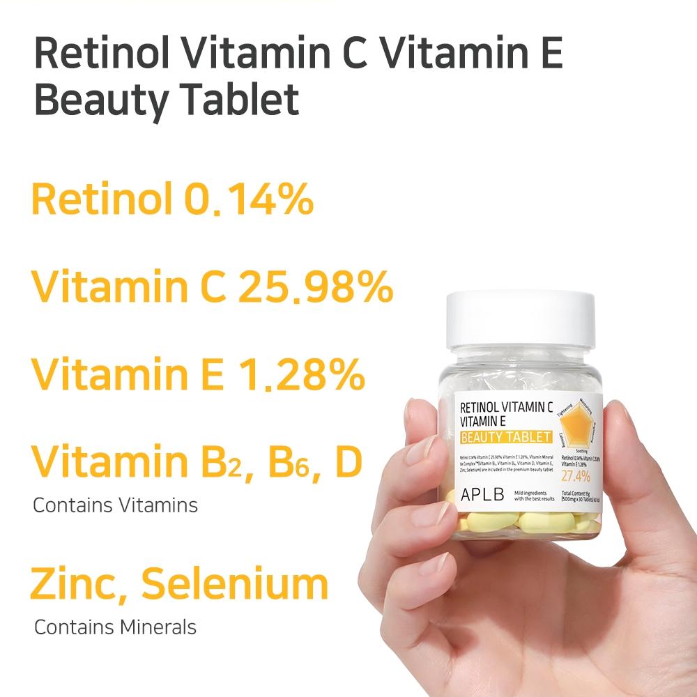 APLB - Retinol Vitamin C Vitamin E Beauty Tablet