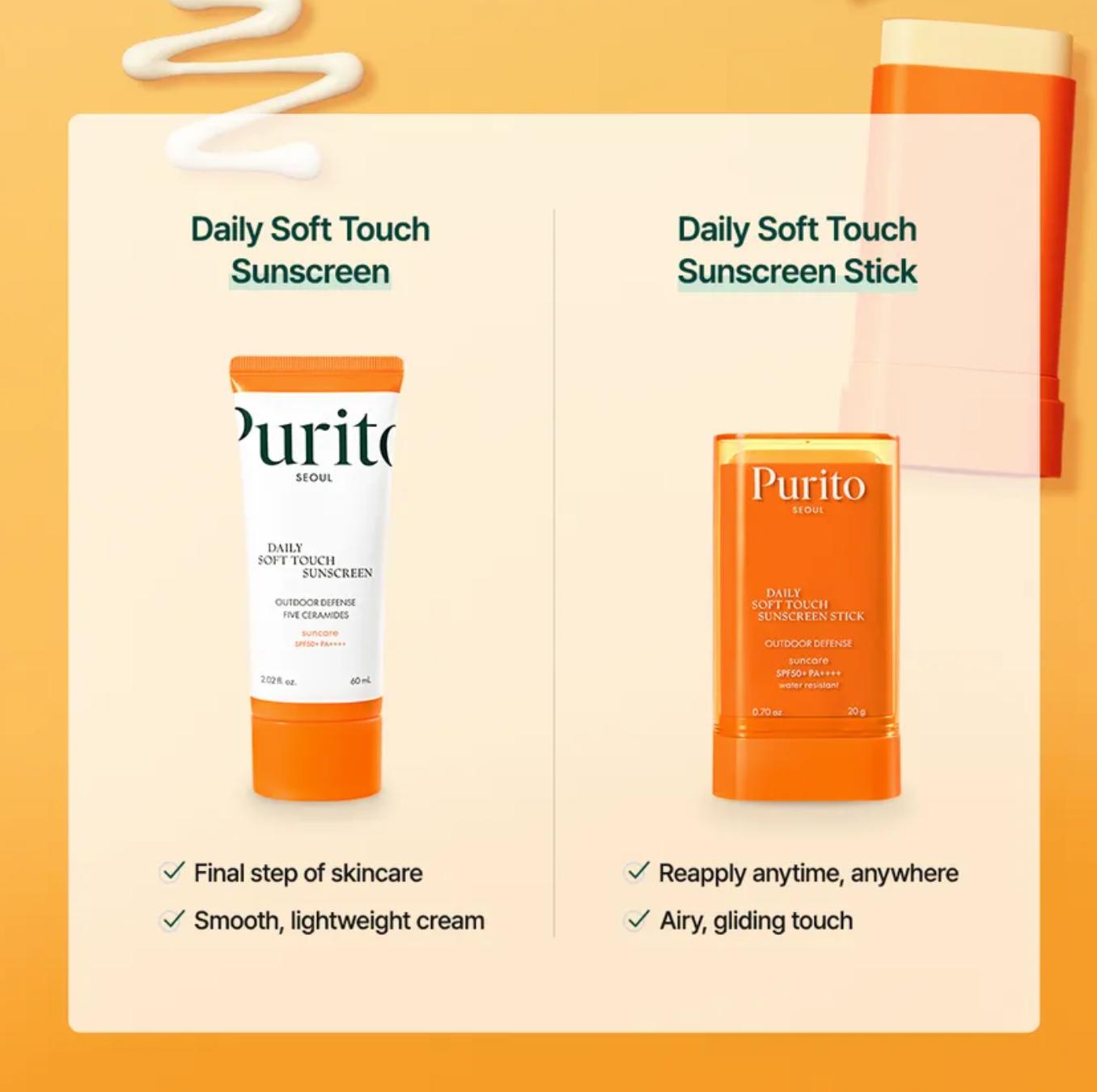 Purito SEOUL - Protector Solar en Barra Daily Soft Touch Sunscreen Stick