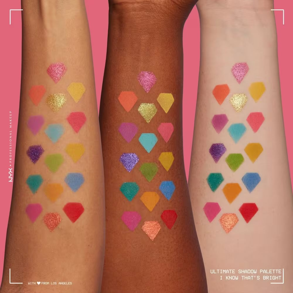 NYX Professional Makeup - Ultimate Color Shadow Palette I Know That's Bright **BAJO-PEDIDO**