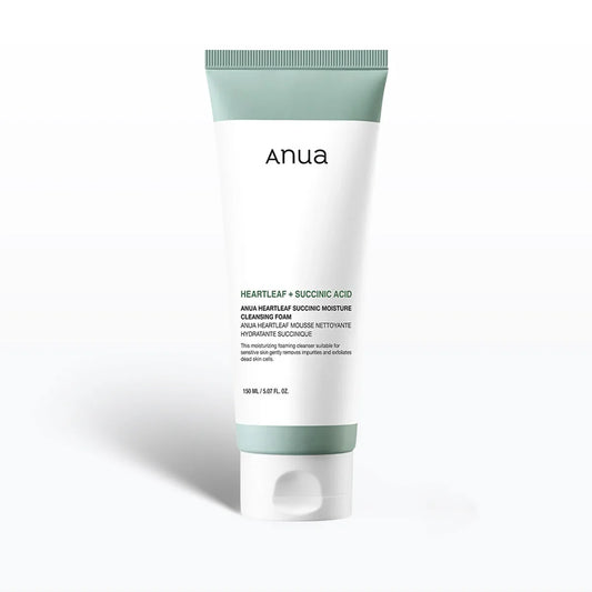 Anua - Heartleaf Succinic Moisture Cleansing Foam