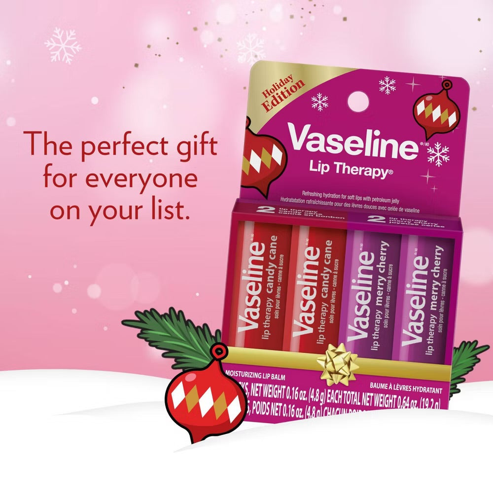 Vaseline - Set Holiday Limited Edition Lip Therapy Stick Flavors Collection