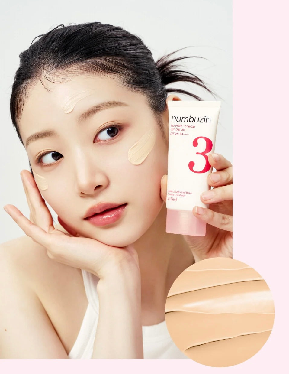 numbuzin - No.3 No Filter Tone-Up Sun Serum