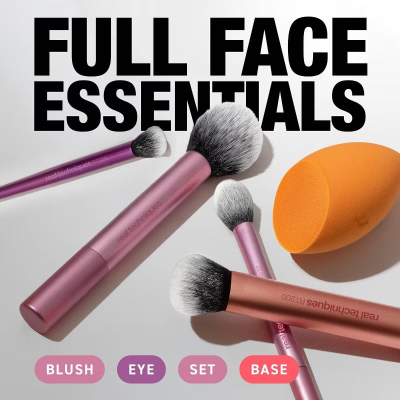 Real Techniques -Everyday Essentials Makeup Brush Kit - 5pc