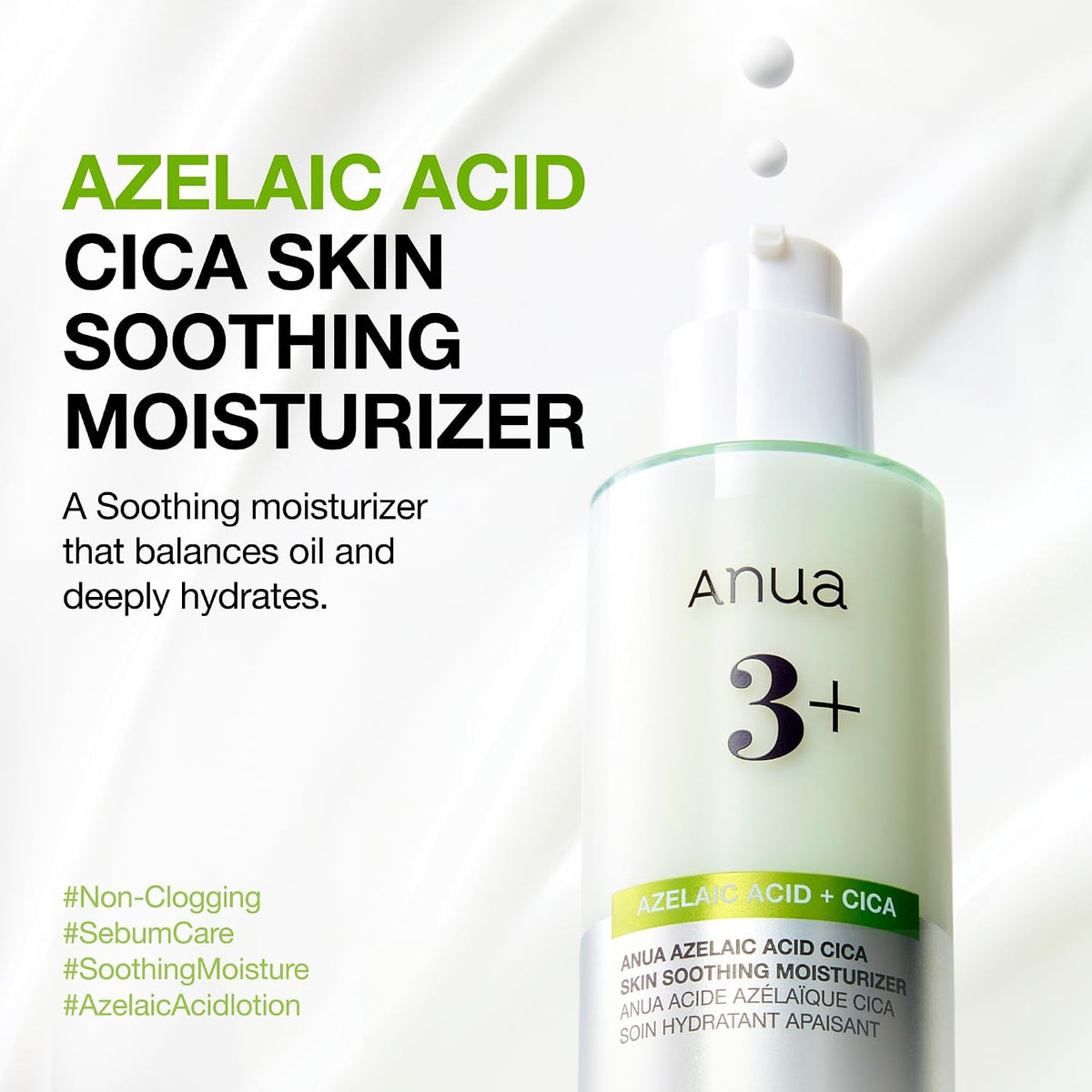 Anua - Azelaic Acid Cica Skin Soothing Moisturizer