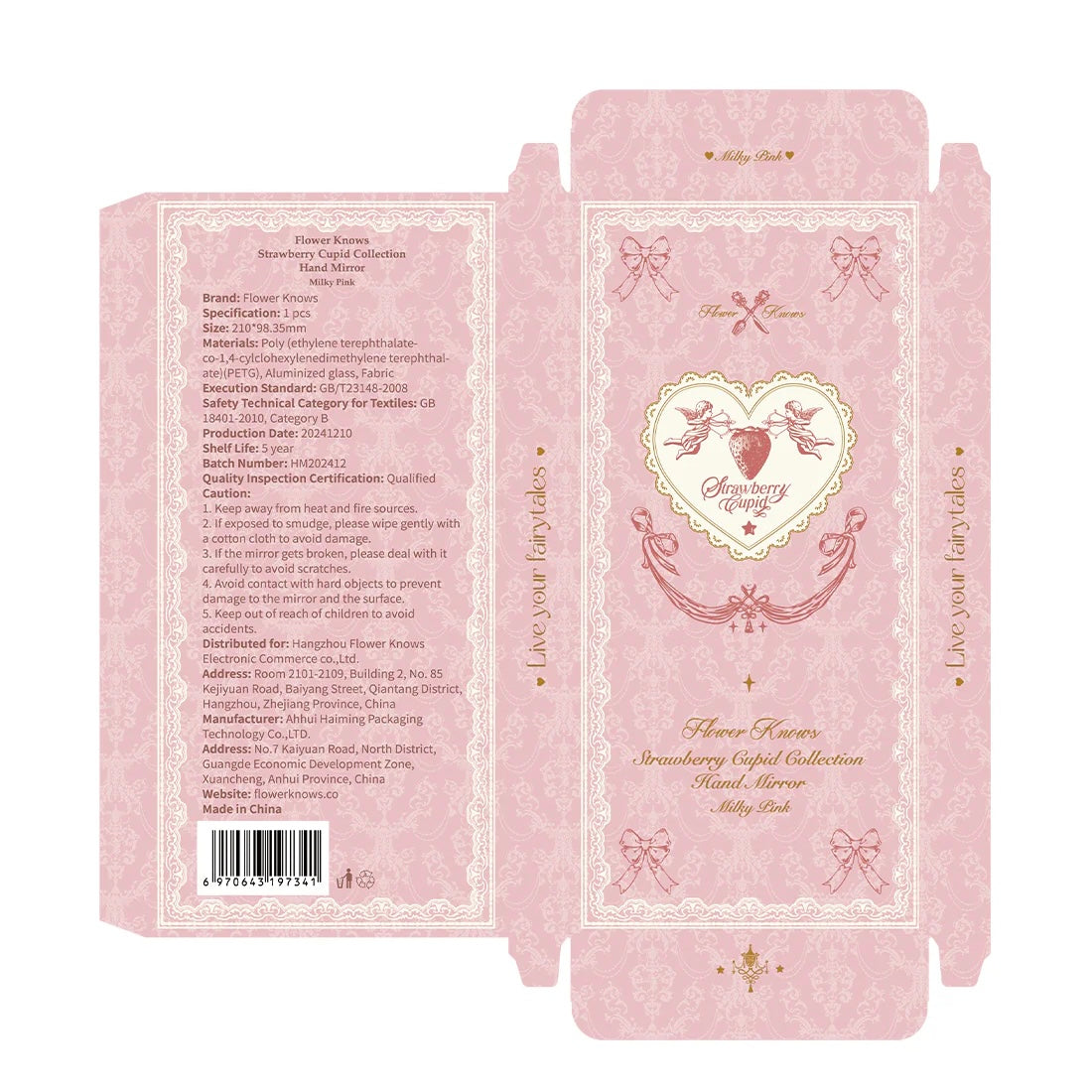 Flower Knows - Strawberry Cupid Hand Mirror