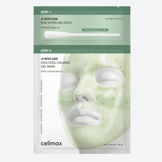 Celimax - Ji Woo Gae Cica PHA Peel 2-Step Gel Mask