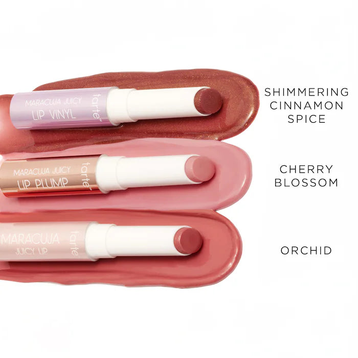 Tarte - mini maracuja juicy lip plump gloss & balm triple threat trio