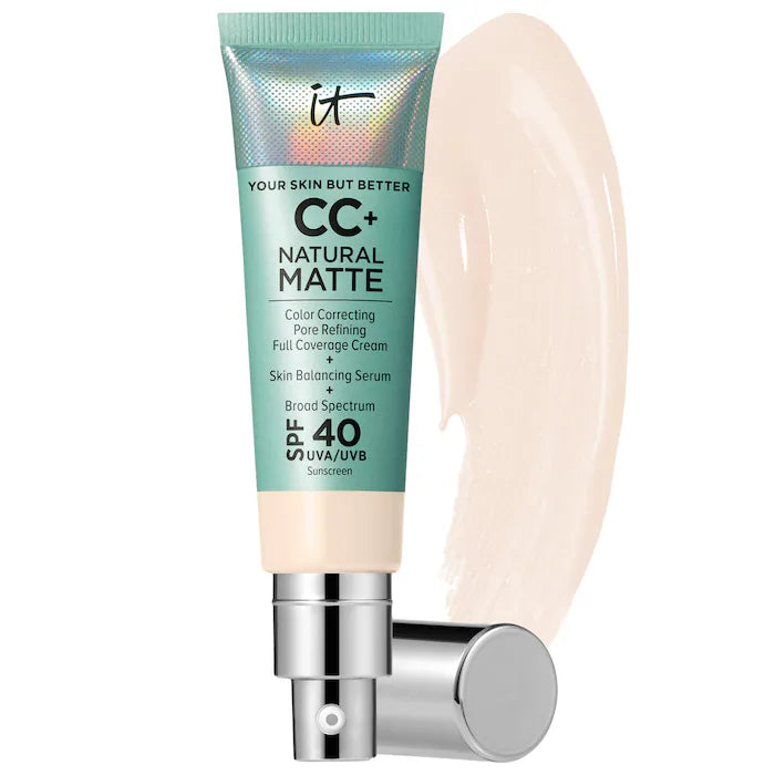 IT Cosmetics - CC+ Cream Natural Matte Foundation with SPF 40 *BAJO-PEDIDO**