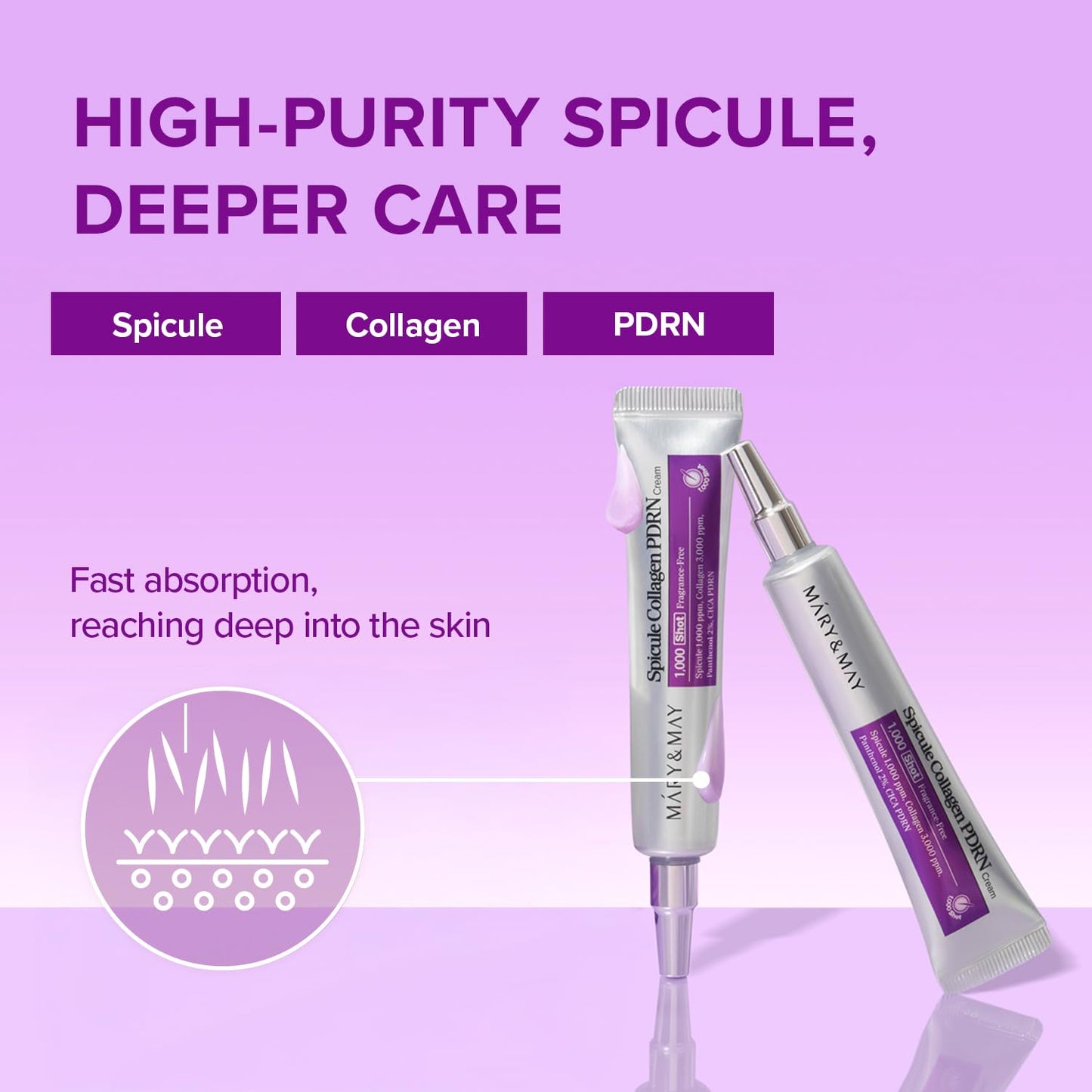 Mary&May - Spicule Collagen PDRN Cream 1000
