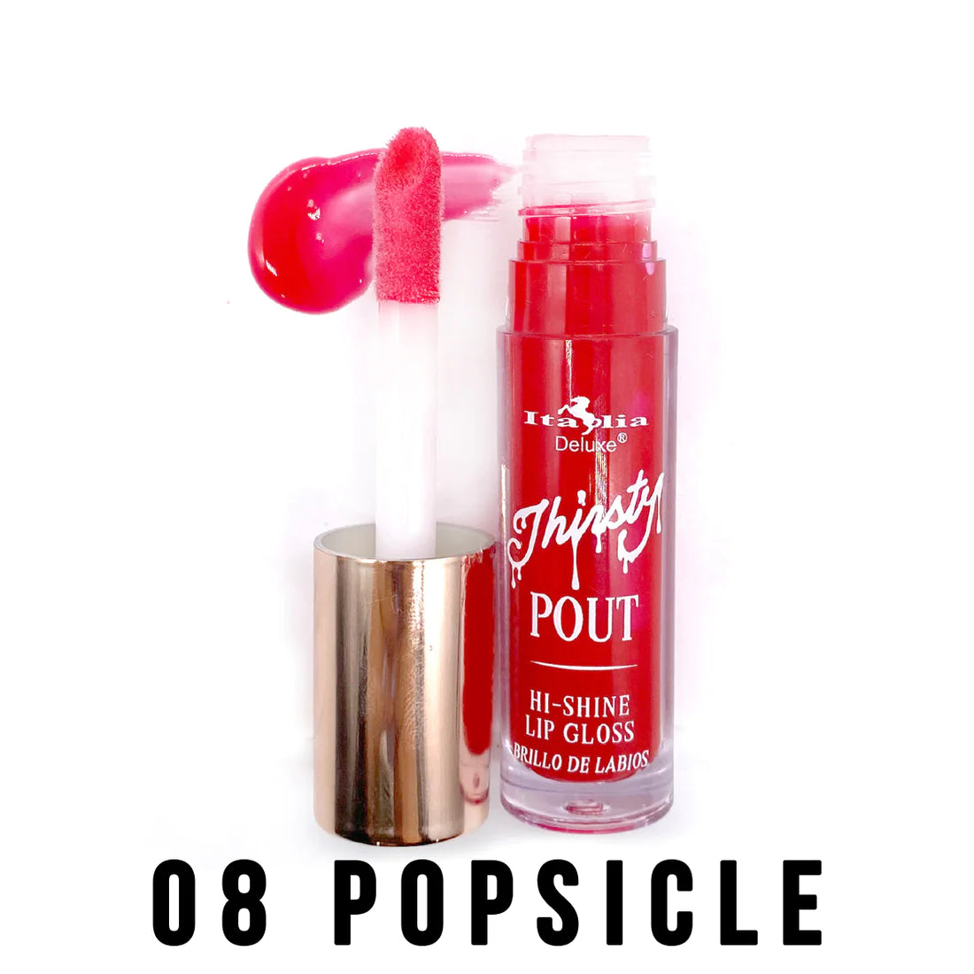 Thirsty Pout Hi-Shine Lip Gloss - Italia Deluxe