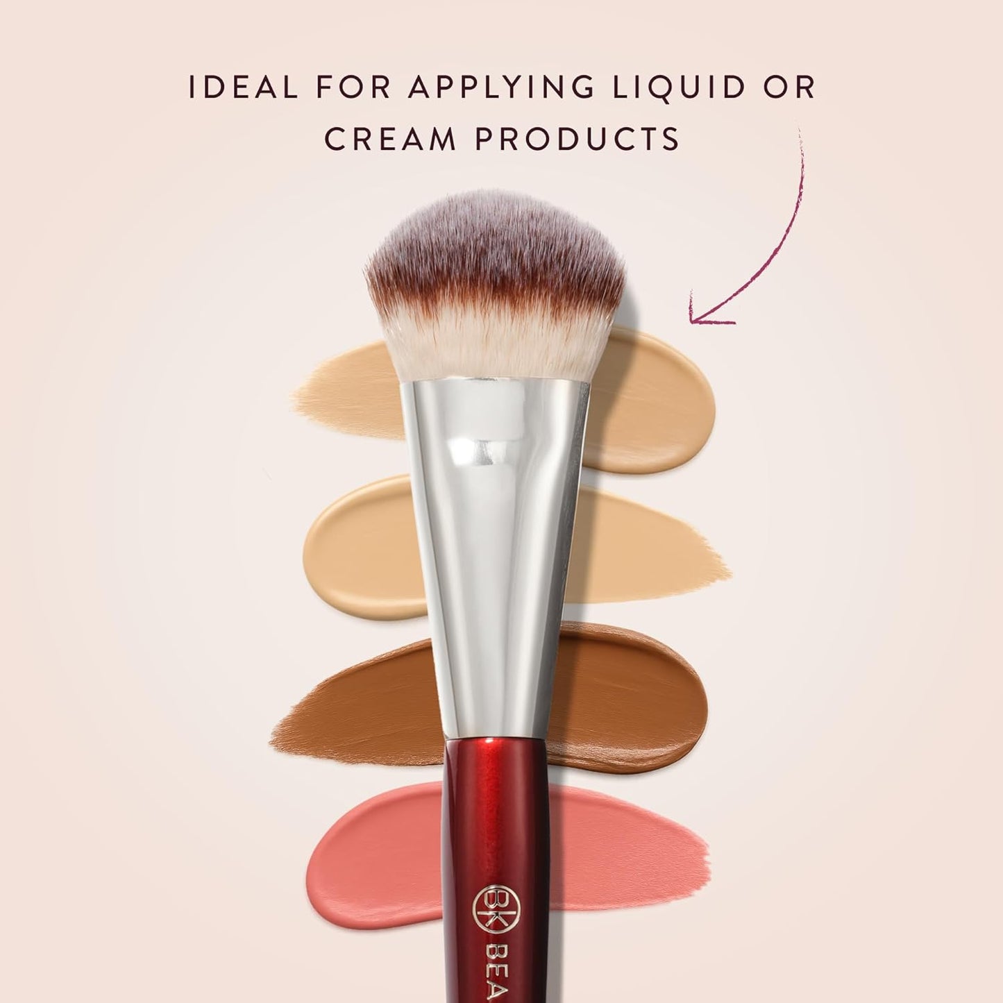 BK BEAUTY Cepillos – 109 Mini Base Contorneada **BAJO-PEDIDO**