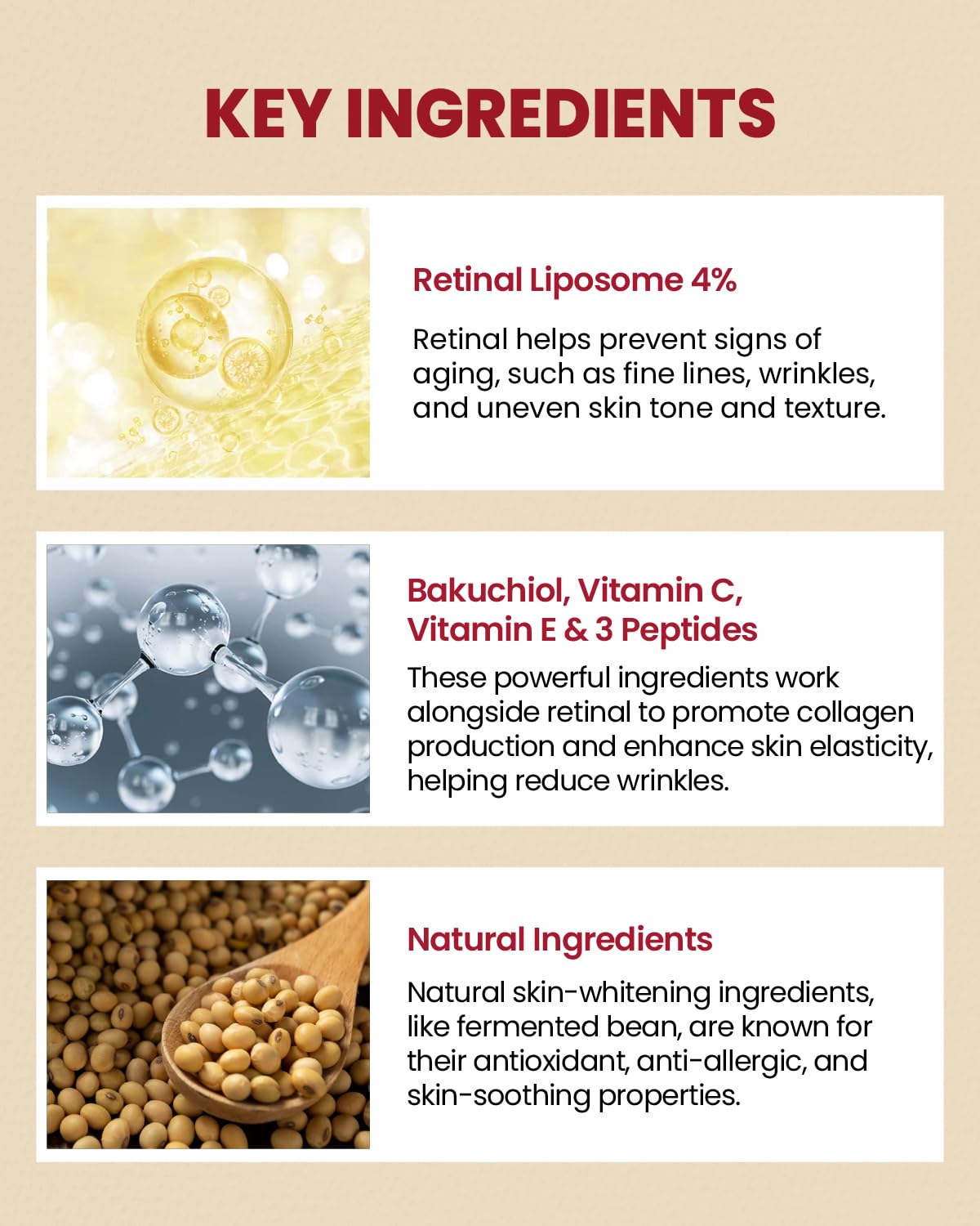 KSECRET SEOUL -  1988 Crema de Ojos: Liposoma Retinal 4% + Frijol Fermentado