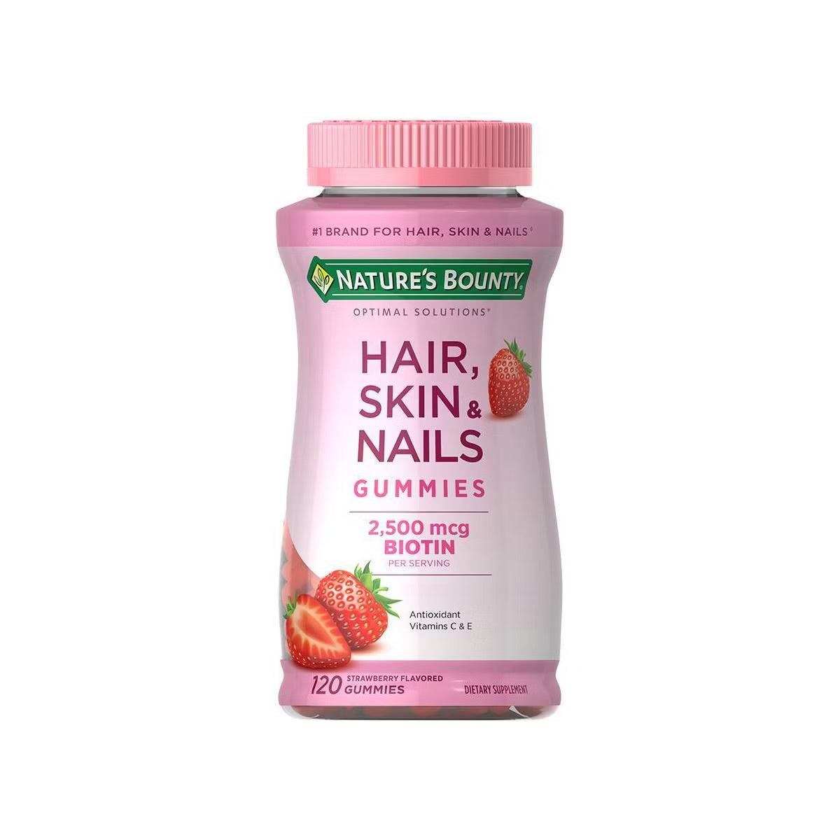 Nature's Bounty Optimal Solutions - Hair, Skin & Nails Gummies with Biotin