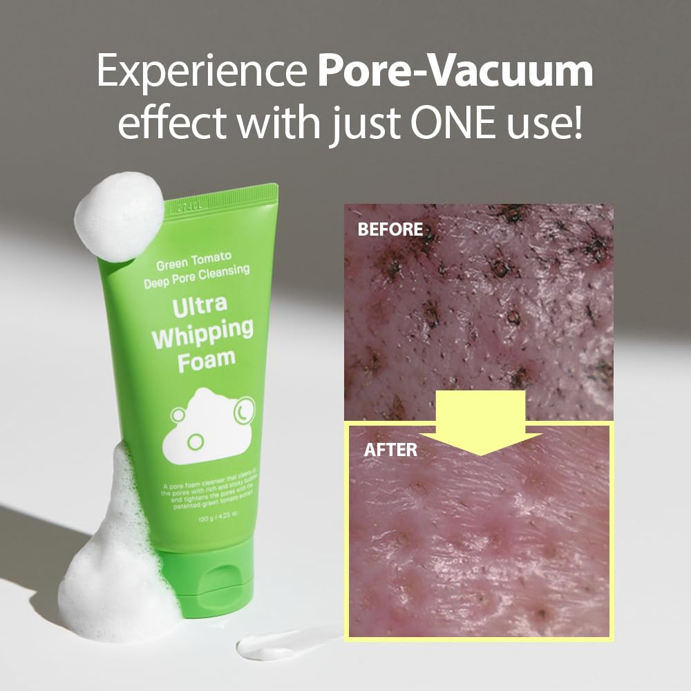 Green Tomato - Deep Pore Cleansing Ultra Whipping Foam
