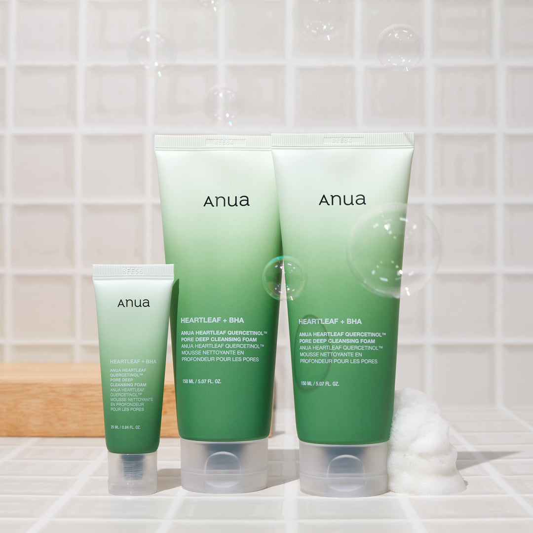 Anua - Heartleaf Pore Cleansing Foam Double Set