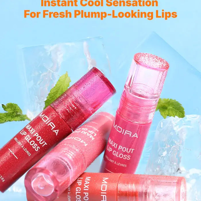 Moira - Display Maxi Pout LIP GLOSS (36 piezas + 12 testers)