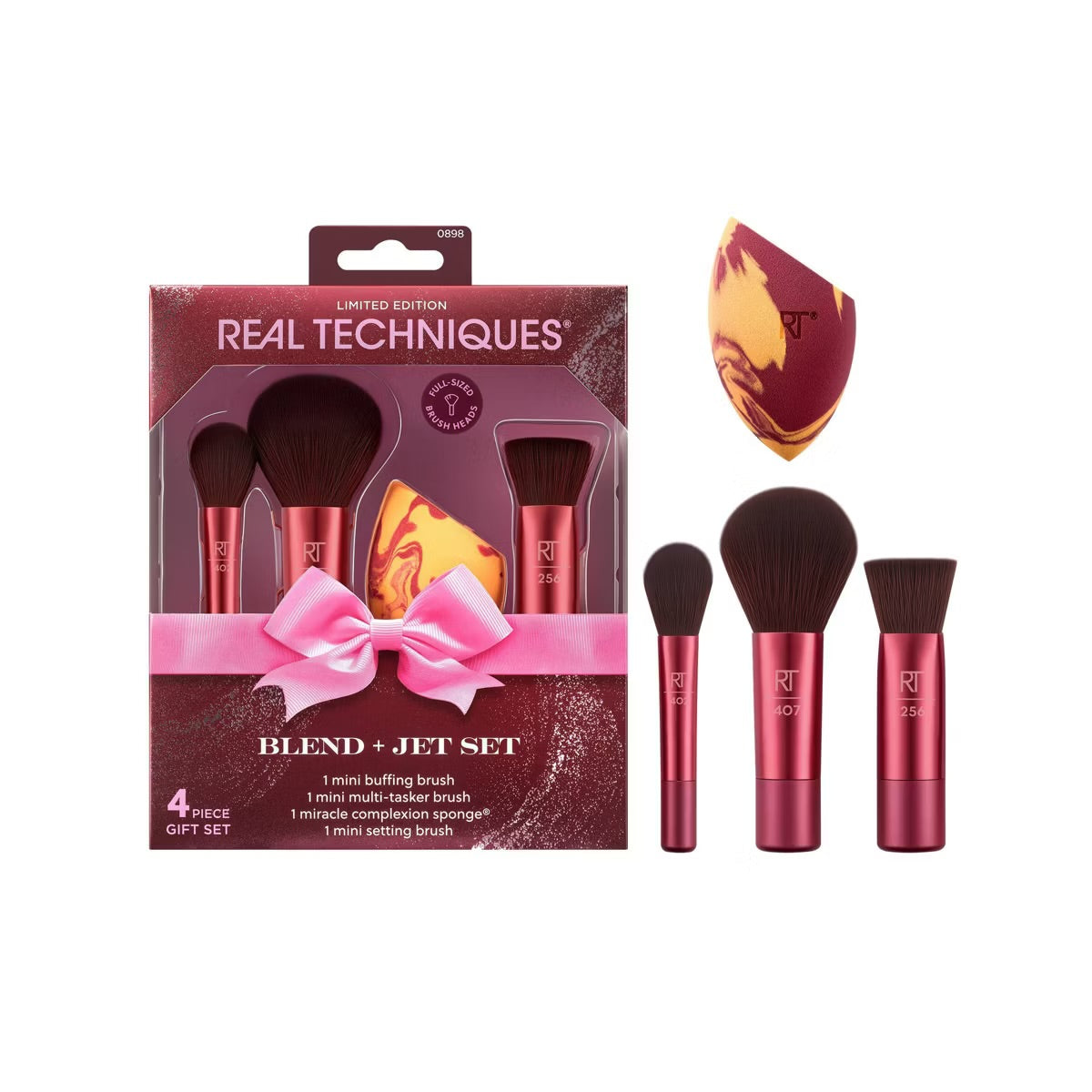 Real Techniques - Mini Make Up Brush And Sponge Gift Set