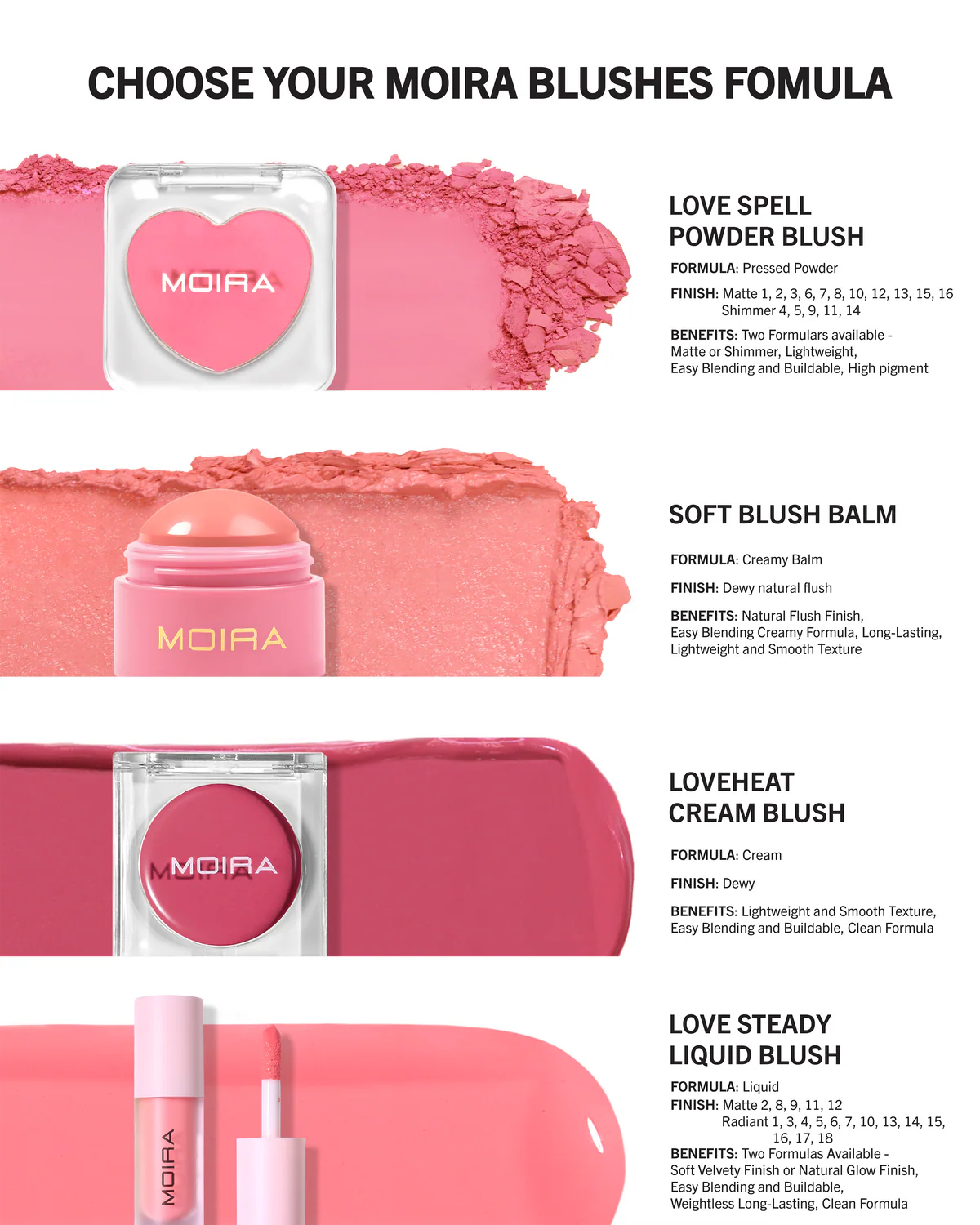 Moira - Love Spell Powder Blush