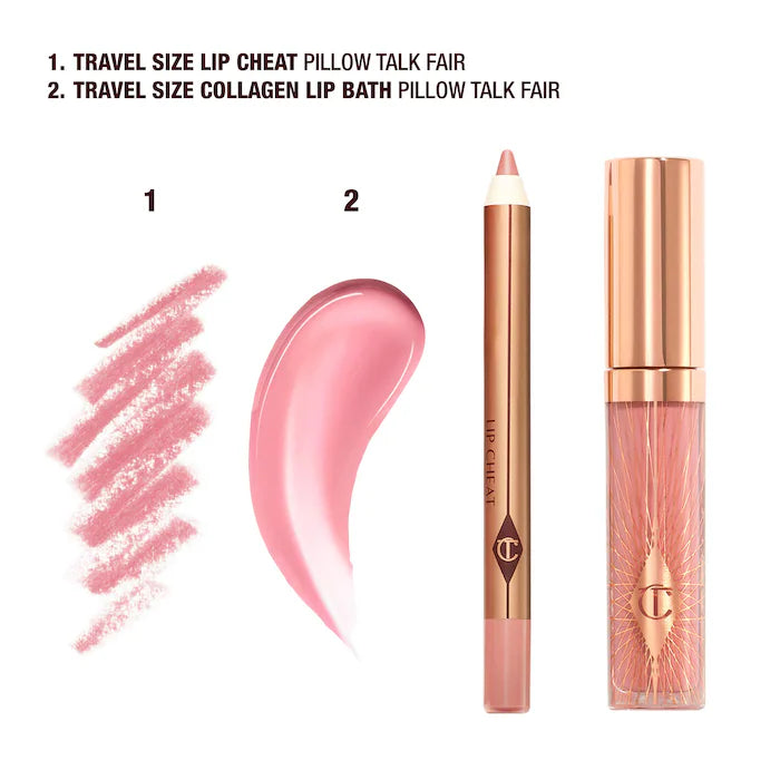 Charlotte Tilbury - Mini Pillow Talk Glossy Lip Duos **BAJO-PEDIDO**